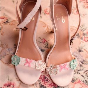 Marie Antoinette Rococo Bow Shabby Chic Heels